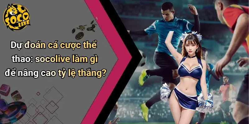 Dự đoán cá cược thể thao: socolive làm gì để nâng cao tỷ lệ thắng?