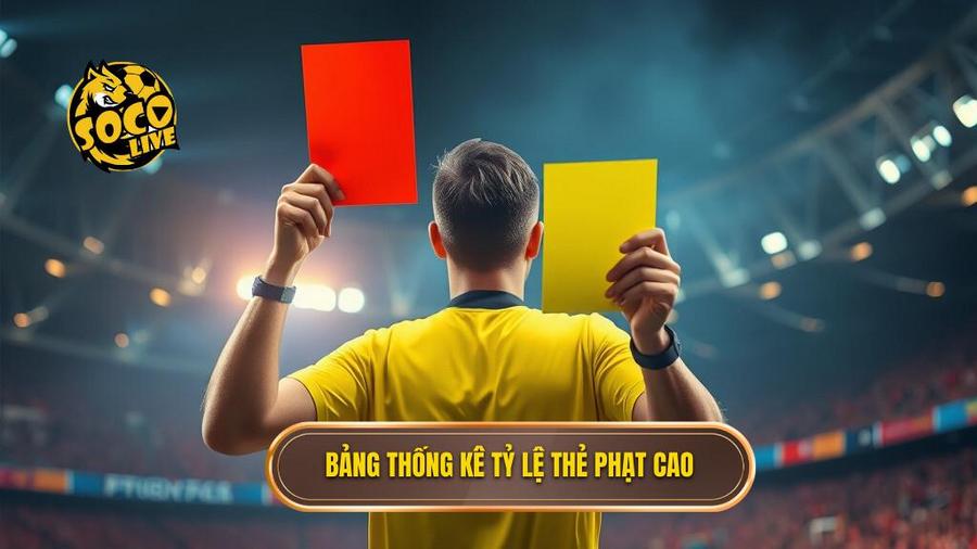 3. Bảng thống kê tỷ lệ thẻ phạt cao