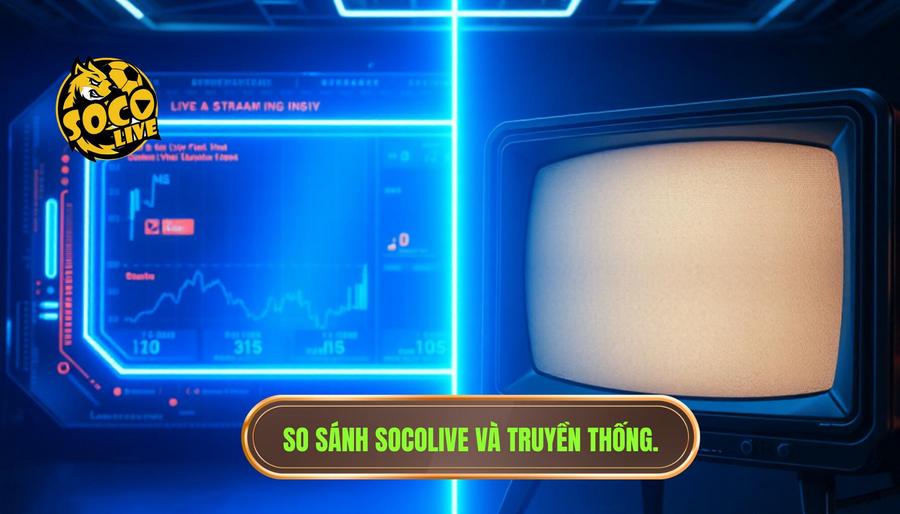 Bảng so sánh Socolive với các nền tảng truyền thống