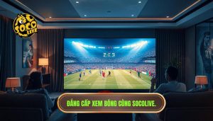 trải nghiệm xem bóng trên socolive